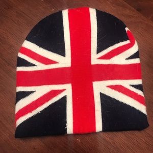 British UK Flag Cap Beanie Knit Hat - unisex